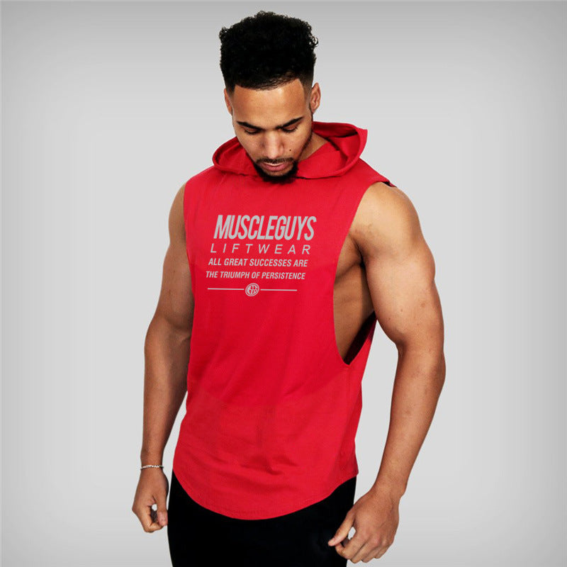 Bodybuilding Brothers Fitness Sports Hooded Vest - MYBLOODGLUCOSE