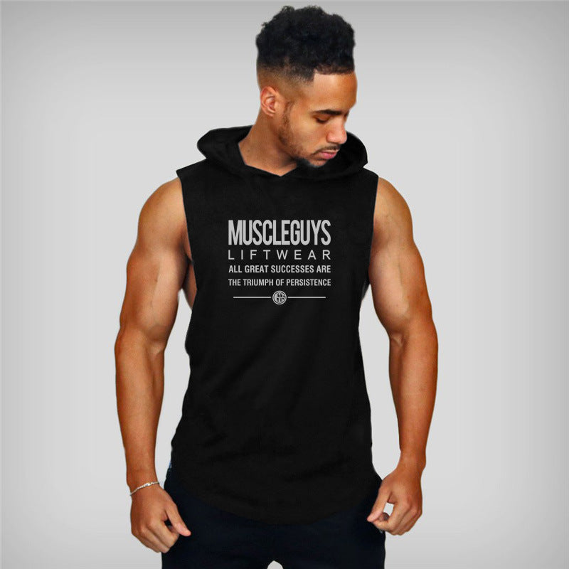 Bodybuilding Brothers Fitness Sports Hooded Vest - MYBLOODGLUCOSE
