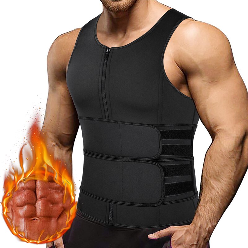 Men Waist Trainer Tank Tops Shapewear - MYBLOODGLUCOSE