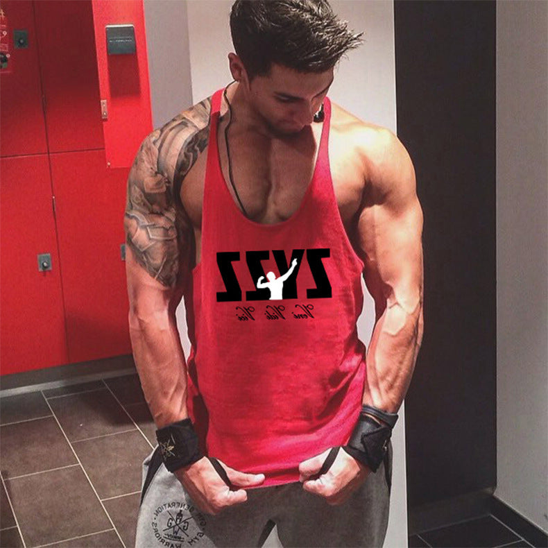 Men&#39;s Bodybuilding Fitness Vest Training Cotton - MYBLOODGLUCOSE