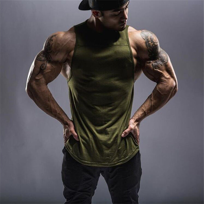 Blank Men&#39;s Bodybuilding Fitness Sports Vest - MYBLOODGLUCOSE