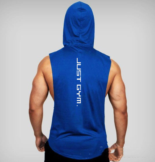Fitness Vest Men Hooded Loose Clothes - MYBLOODGLUCOSE