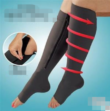 Exposed Toe Compression Socks