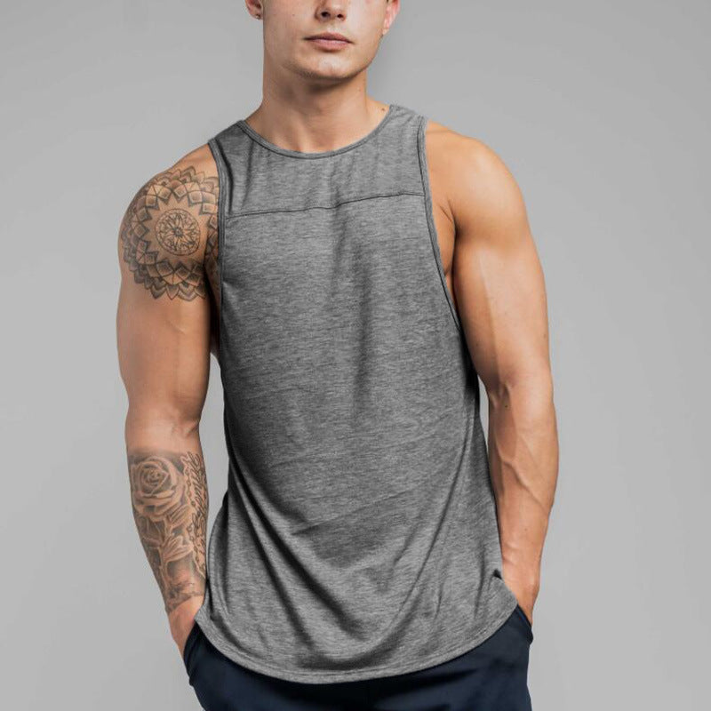 Blank Men&#39;s Bodybuilding Fitness Sports Vest - MYBLOODGLUCOSE
